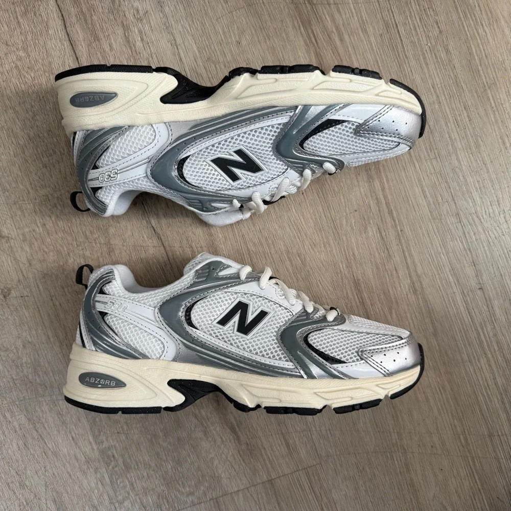 New Balance 530 ‘Silver Metallic Black Cement’ U530ESA New - Picture 2 of 11